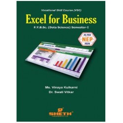 Excel for Business FYBSc Data Science Sem 1 Sheth